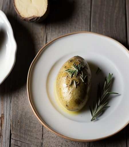 Garlic Baked Potatoes recipe image