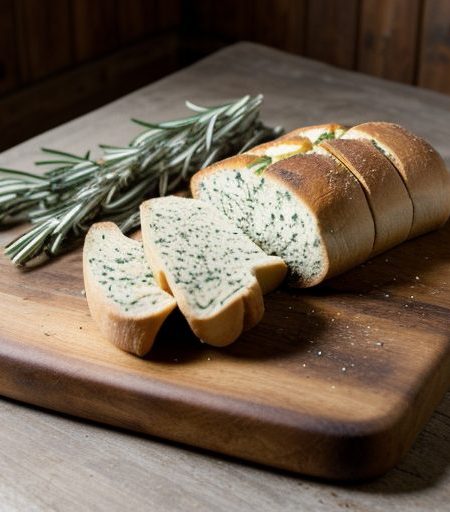 Garlic Bread With Romano & Fresh Rosemary (4 PTS recipe image