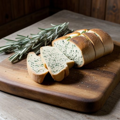 Garlic Bread With Romano & Fresh Rosemary (4 PTS recipe image