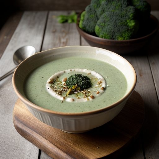 Garlic-Broccoli Soup recipe image