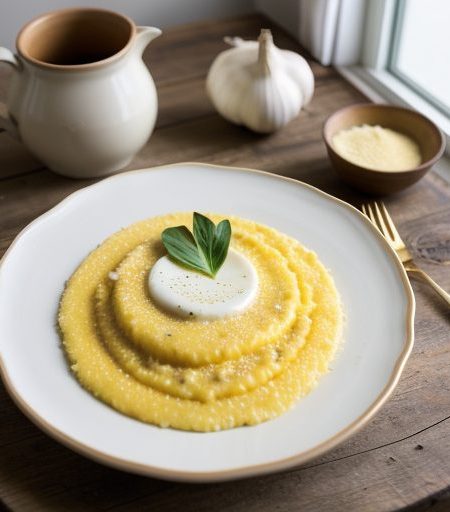 Garlic Cheese Grits recipe image