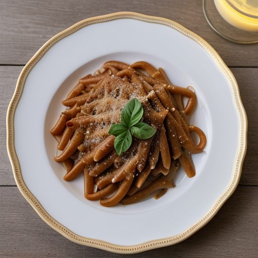 Garlic-Cheese Mostaccioli recipe image
