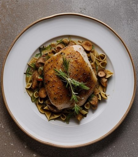 Garlic Chicken and Mushrooms (8.5 Points recipe image