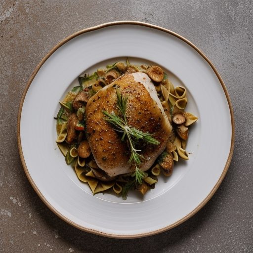 Garlic Chicken and Mushrooms (8.5 Points recipe image