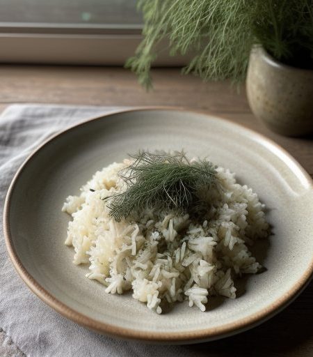 Garlic Dill Rice recipe image