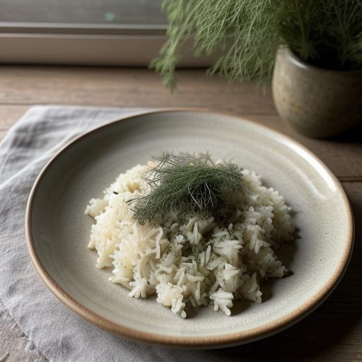 Garlic Dill Rice recipe image