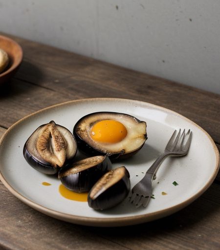 Garlic Eggplant (Grinberg recipe image