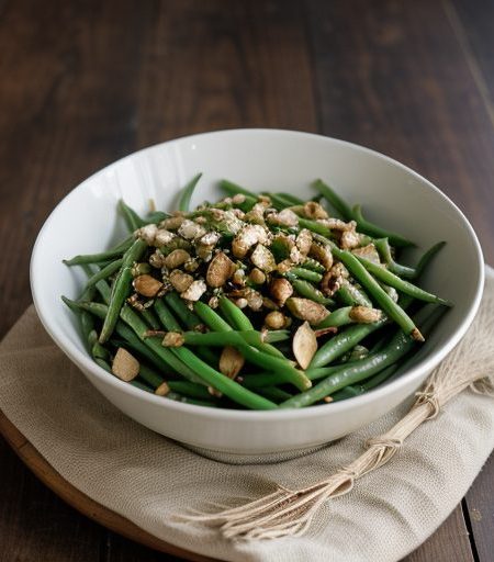Garlic Green Bean Salad recipe image