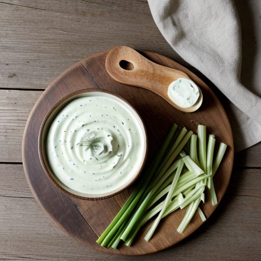 Garlic Green Vegetable Dip recipe image