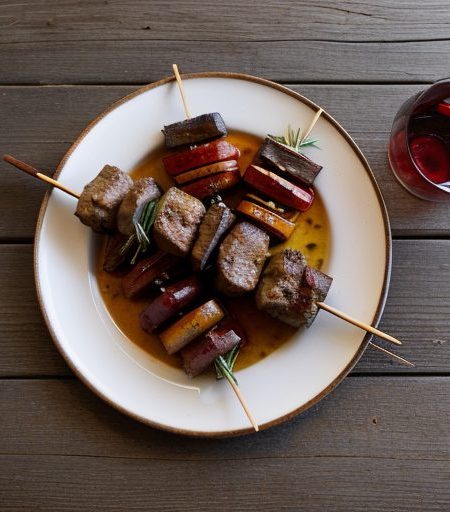 Garlic Kebabs recipe image