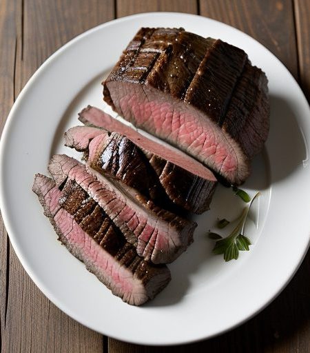 Garlic Marinated Flank Steak recipe image