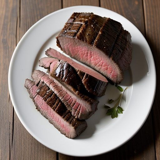 Garlic Marinated Flank Steak recipe image