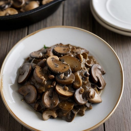 Garlic Mushroom Casserole recipe image