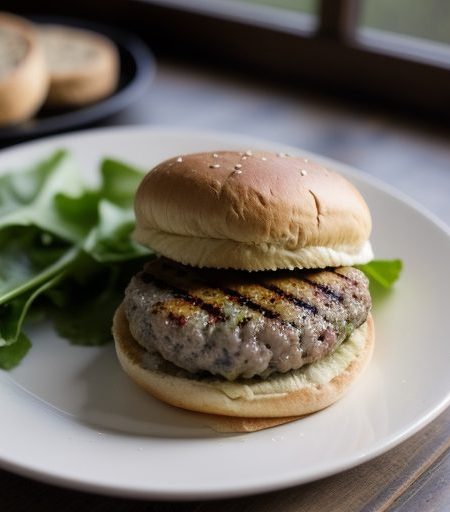 Garlic & Mustard Burgers recipe image