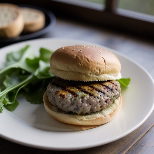Garlic & Mustard Burgers recipe image