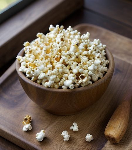 Garlic & Parmesan Popcorn recipe image