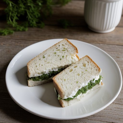 Garlic-Parsley Finger Sandwiches recipe image