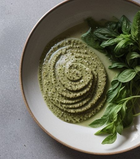 Garlic Pesto Sauce recipe image