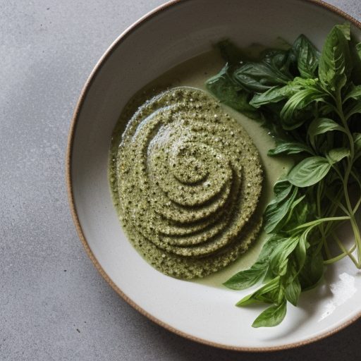 Garlic Pesto Sauce recipe image