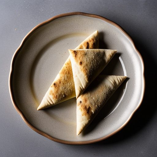 Garlic Pita Triangles recipe image