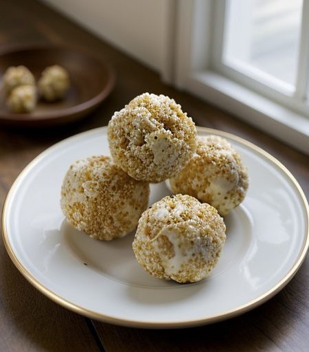 Garlic Popcorn Balls recipe image