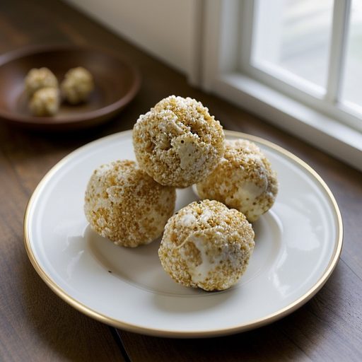 Garlic Popcorn Balls recipe image
