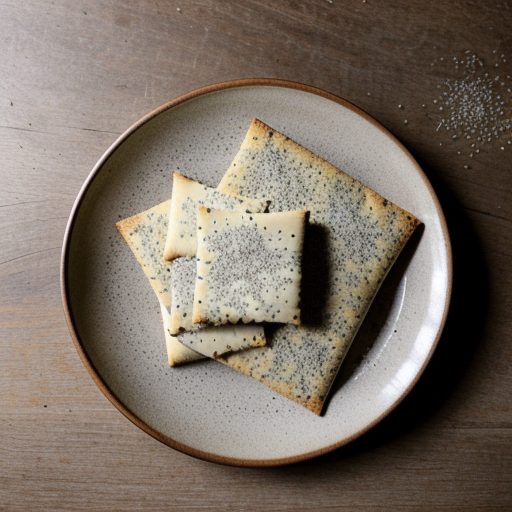 Garlic-Poppy Seed Crackers recipe image