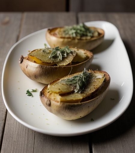 Garlic Potato Skins recipe image