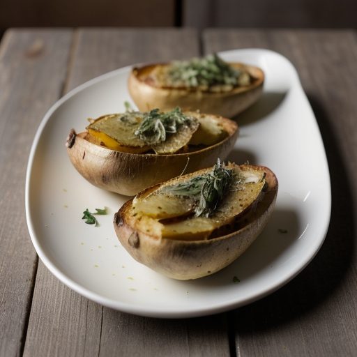 Garlic Potato Skins recipe image