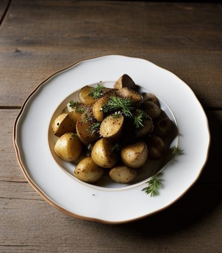 Garlic Potatoes With Chicken recipe image