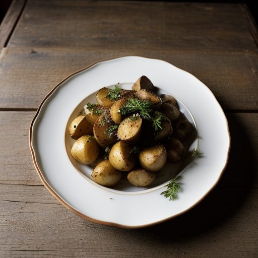 Garlic Potatoes With Chicken recipe image