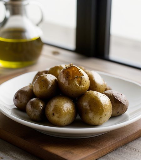 Garlic Roast Potatoes recipe image