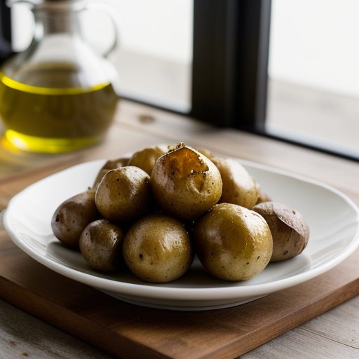 Garlic Roast Potatoes recipe image