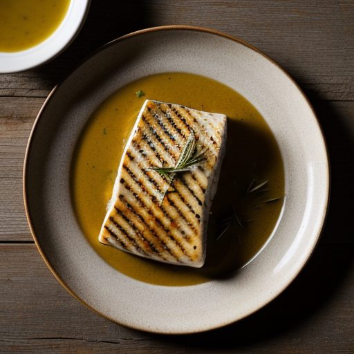 Garlic Rosemary Halibut ( 2.5 Points recipe image