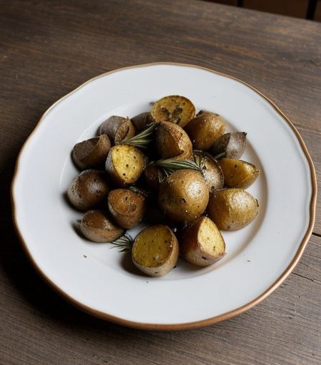 Garlic & Rosemary Roasted Potatoes - 1 recipe image