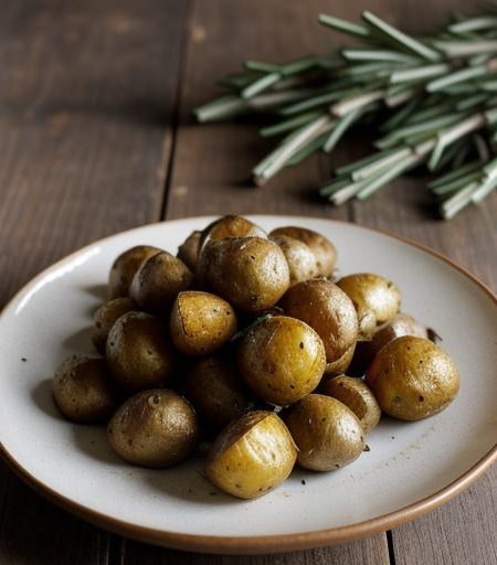 Garlic & Rosemary Roasted Potatoes recipe image