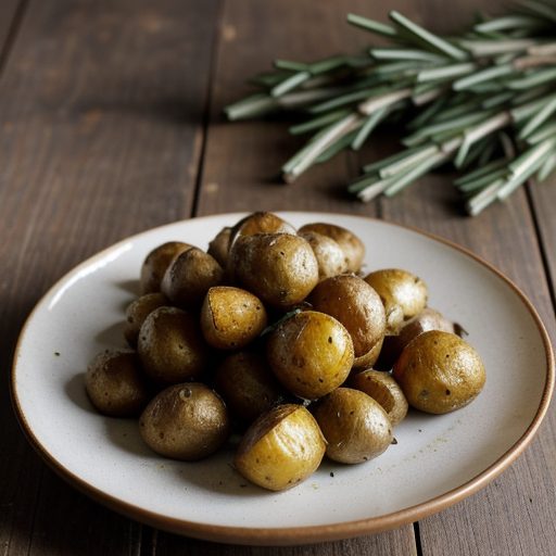 Garlic & Rosemary Roasted Potatoes recipe image