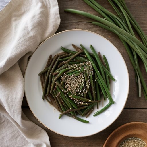 Garlic-Sesame String Beans recipe image