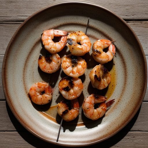 Garlic Skewered Shrimp recipe image