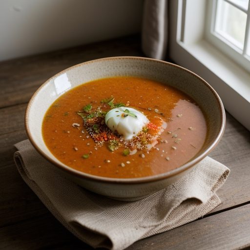 Garlic Soup Royale recipe image