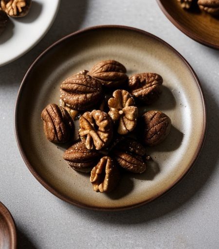 Garlic Spiced Walnuts recipe image