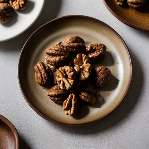 Garlic Spiced Walnuts recipe image