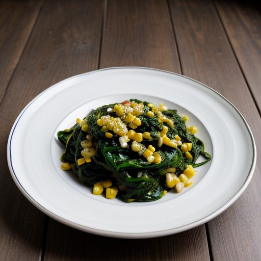 Garlic Stir-Fry Spinach recipe image