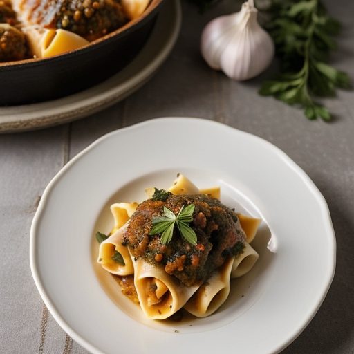 Garlic Stuffed Jumbo Pasta Shells recipe image
