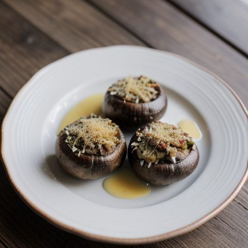 Garlic-Stuffed Mushrooms recipe image