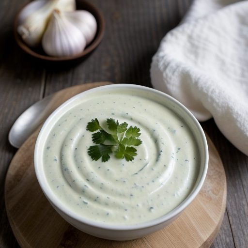Garlic Veggie Dip recipe image