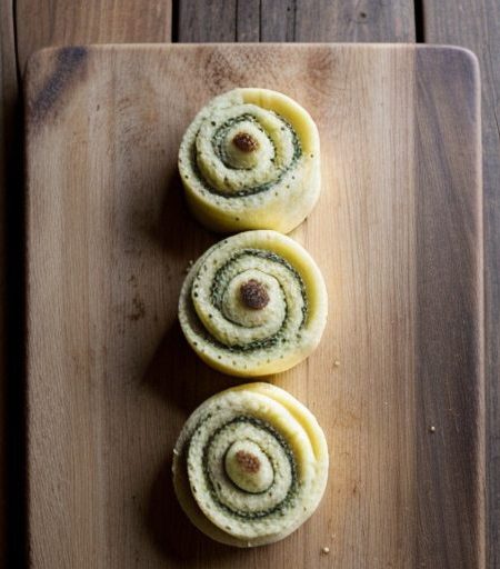 Garlic and Herb Bread Pinwheels recipe image