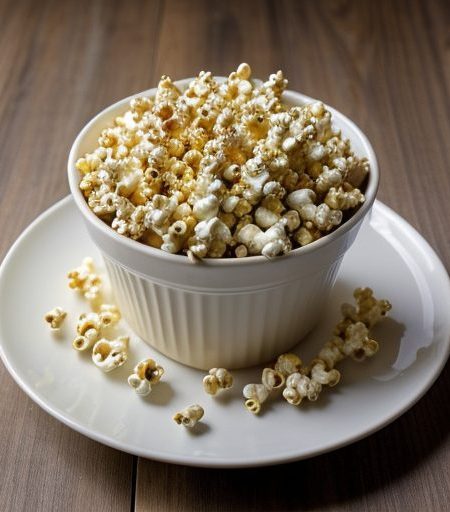 Garlic and Parmesan Popcorn recipe image