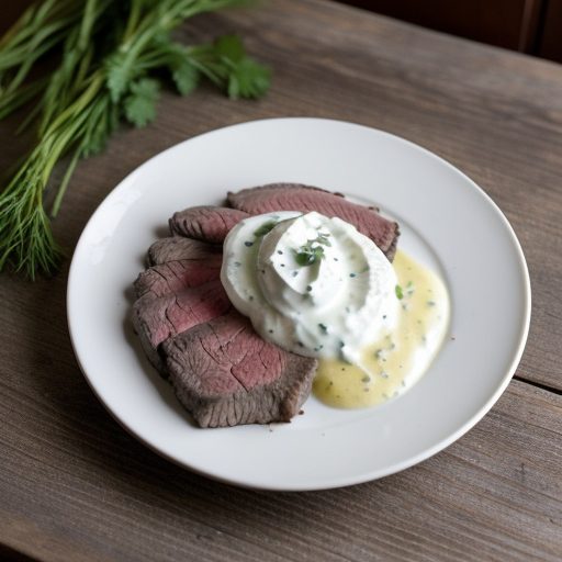 Garlic and Sour Cream on Steak recipe image
