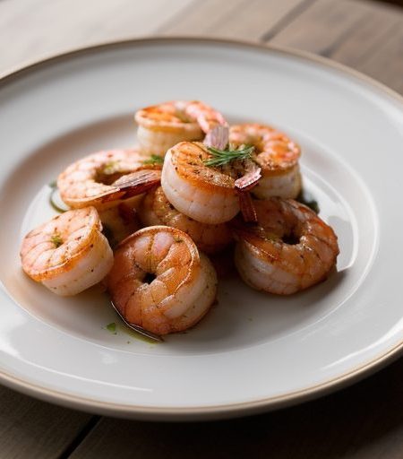Garlicky Baked Shrimp recipe image